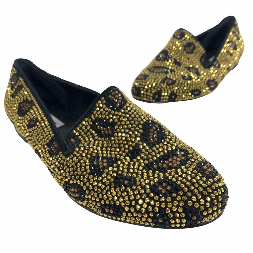 Steve Madden Concord Studded Smoking Loafers NEW